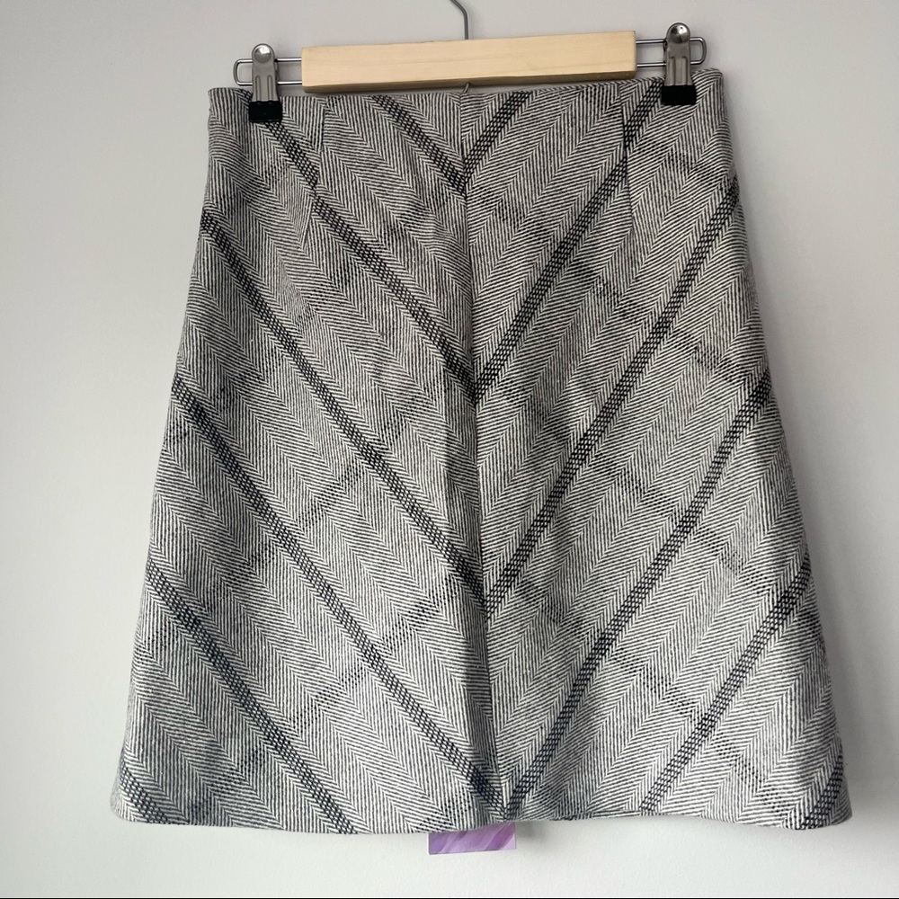 Chic Wish Grey Plaid Mini Skirt